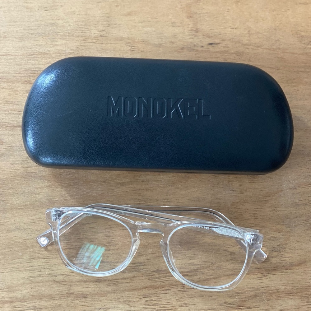 Warby Parker Clear Acrylic Glasses